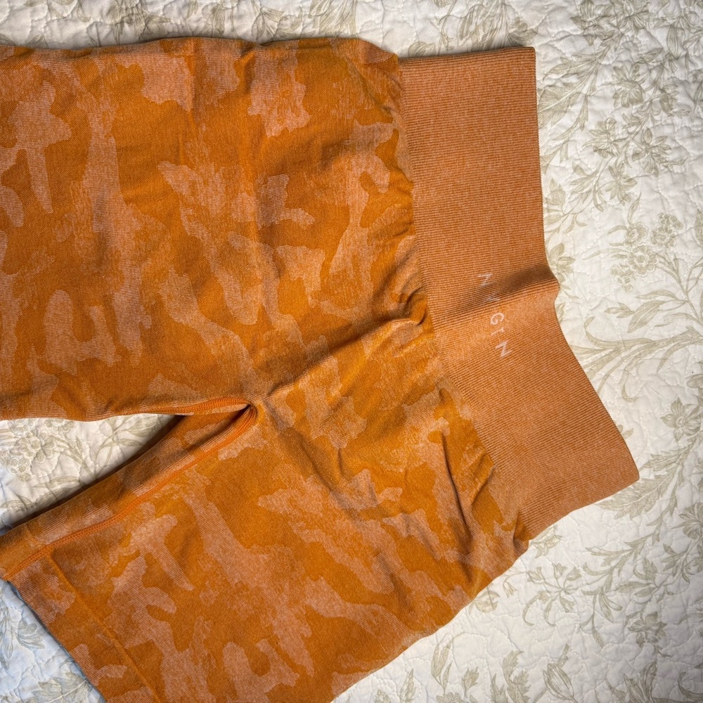 NVGTN ORANGE CAMO SHORTS